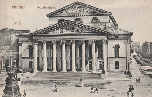 München kgl hoftheater - ak, um
