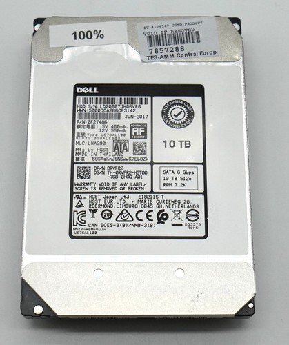 Dell hgst 10tb sata - dell,