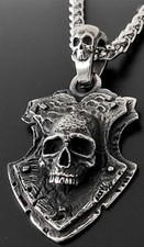 Schutz Schild Totenkopf