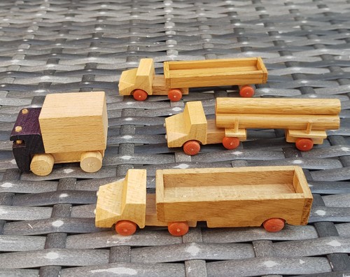 Kleiner holz lkw - 4x,