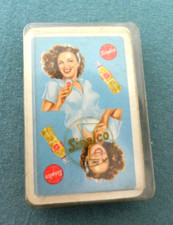 Vintage Werbung Sinalco Kartenspiel Skatblatt Altenburger 50/60 er J. Original