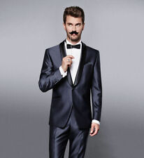 Smoking midnight blue Sakko & Hose im Mix | Slim Line drop8 | Wilvorst Nachtblau