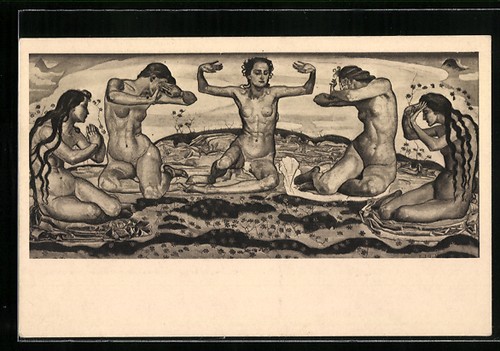 Künstler ferdinand hodler - künstler-ak,