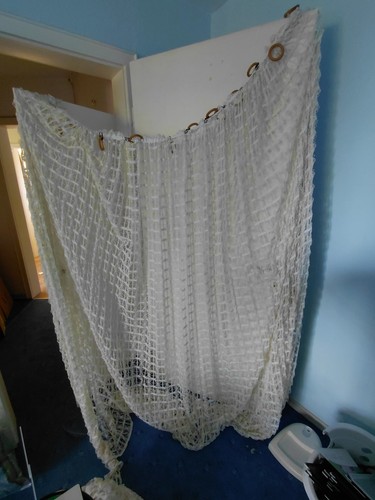 Vintage netzvorhang gardine - vintage,