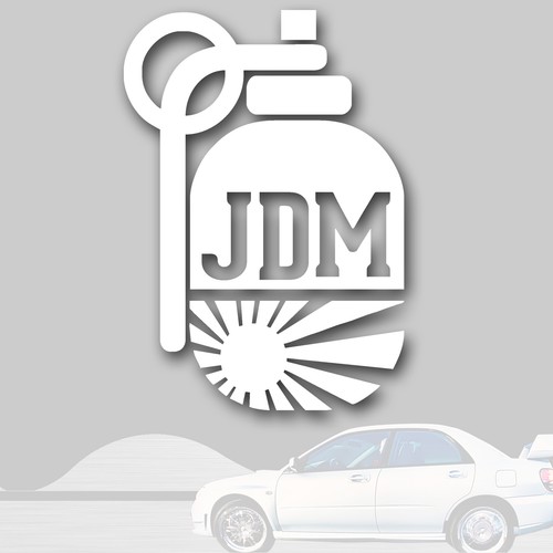Aufkleber jdm granate - "jdm,