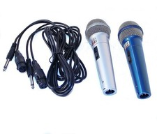 2 Mikrofone + 2,5m XLR kabel