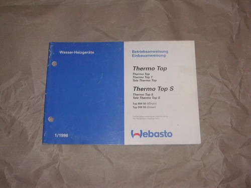 Webasto thermo top 50 dw - thermo, 50/dw