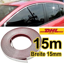 15mX15mm Auto Chrom Zierleiste