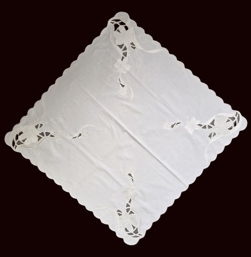Tischdecke creme 80x80 - 80x80, cm