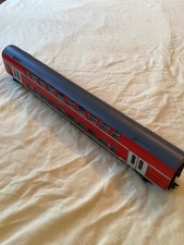 Modelleisenbahn TILLIG roter Doppelstockwagen Spur H0 Klasse 1/2