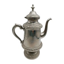 Antike metall kaffeekanne - „antike, metall-kaffeekanne