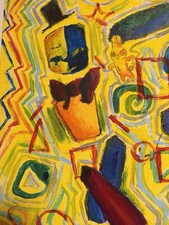 Abstrakte Malerei Acryl Bild