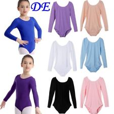 DE Freebily Kinder Body Langarm Gymnastikanzug Ballettanzug Ballett Tanzkleidung