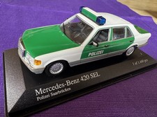 1:43 Minichamps Mercedes 420 SEL Polizei