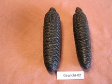 2x Antike Kuckucksuhrgewichte