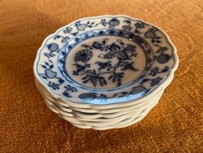 ***** 7 kleine Teller 16 cm Zwiebelmuster Stadt Meissen gut erhalten *****
