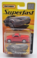 Matchbox New Superfast #21 Chevy Chevrolet SSR rot. Blister. Limited 8000