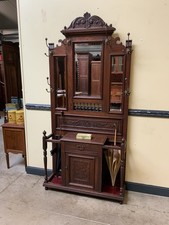 Antik - Garderobe mit Schrank