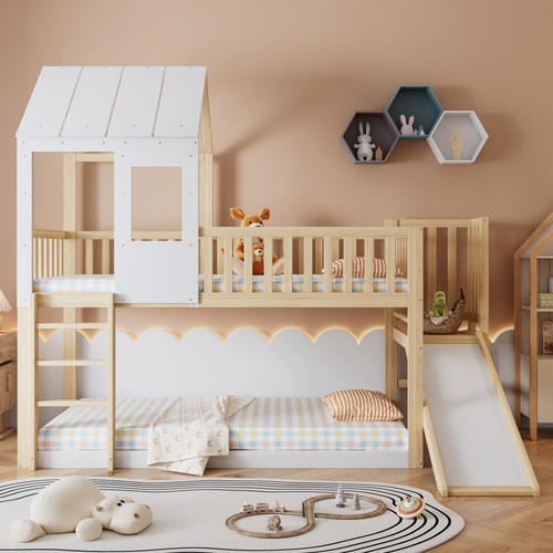 Etagenbett hausbett 90x200 - etagenbett,
