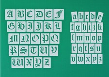 Schablone Nr.30 alte Schrift -