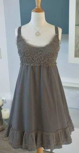 Cream impressionen kleid - impressionen,