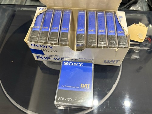 10x sony dat kassette pdp - kassette, pdp-120