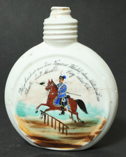 Alte Reservistenflasche Husaren  9 Straßburg Reservisten Flasche Reservistenkrug