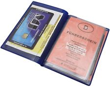 Ausweisetui Ausweistasche Ausweismäppchen Kreditkartenetui Dunkelblau