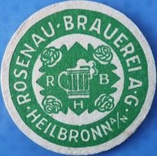 Alter Bierdeckel VK Rosenau