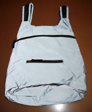 kleiner, grauer, faltbarer Rucksack - NEU