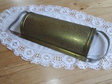 Alte Küchenreibe Kartoffelreibe Messing Reibe Messingreibe GRM