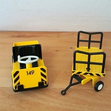 Playmobil Gepäckwagen mit Anhänger Flughafen Bahnhof