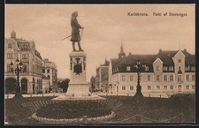 Karlskrona, Parti av Stortorget, Ansichtskarte 