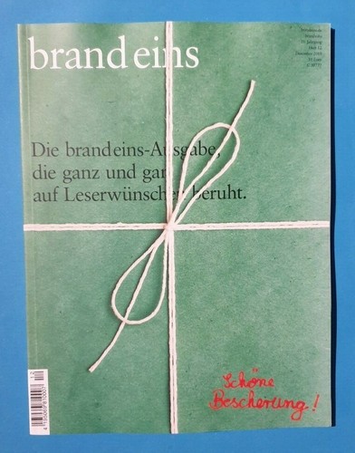 Brand eins wirtschaftsmagazin - brand,