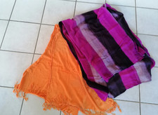 2 x Tuch + Schal + Meditation + Yoga + Goa + Hippie