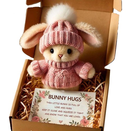 Mini hase plüsch box - plüsch,