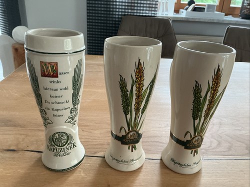 Kapuziner weißbier krug mit - weißbier,