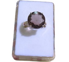 Rauchquarz facettiert Ring 925