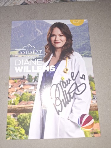 Autogrammkarte diane willems - diane,