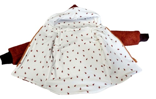 Wollwalkjacke marienkäfer - wollwalkjacke,