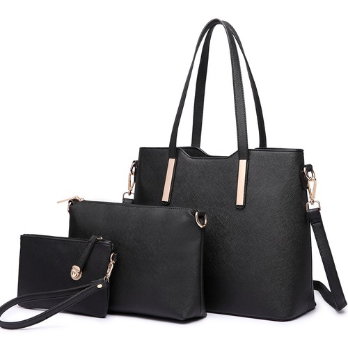 Elegant leder handtasche - pu,