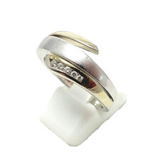 653. eleganter Bicolor Ring