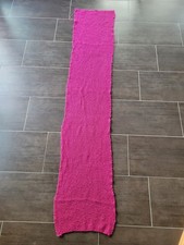 Schal echte Handarbeit superleicht in pink  aus Mohair Wolle ca. 200 cm x  37 cm