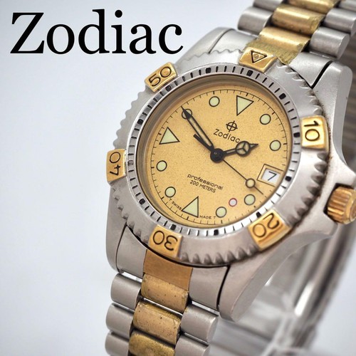 Zodiac herrenuhr gold diver - zodiac,