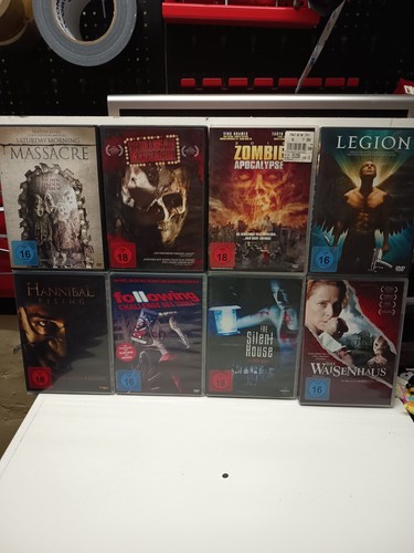 Horror dvd konvolut - 11, stück
