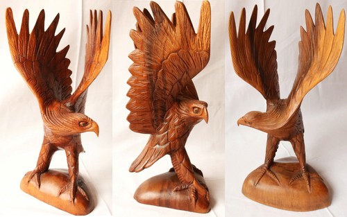 Holz adler vogel - adler, figur