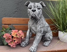 Steinfigur American Bulldog
