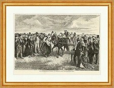 Auf der Rennbahn des Berliner Traberclubs: Bekränzung Lüders Holzstich E 10265