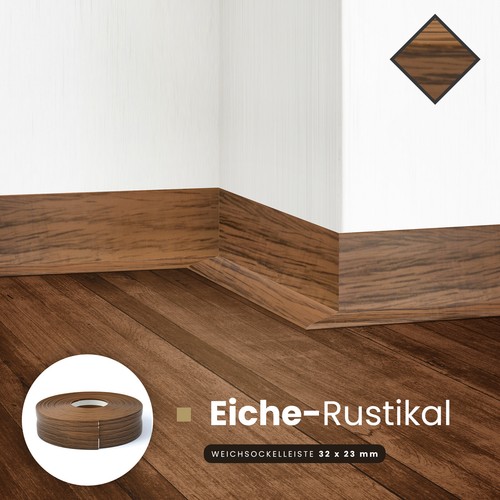Weichsockelleiste 18mm 32mm - 18mm,