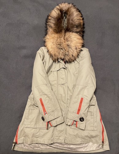 Moderne jacke mit echtfell - jacke,